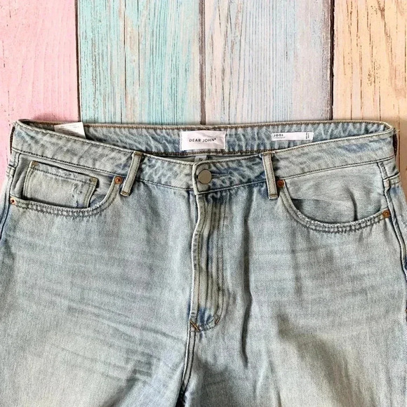 Dear John jodi straight super high rise distressed jeans - Picture 5 of 9